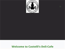 Tablet Screenshot of castellisdeli.com